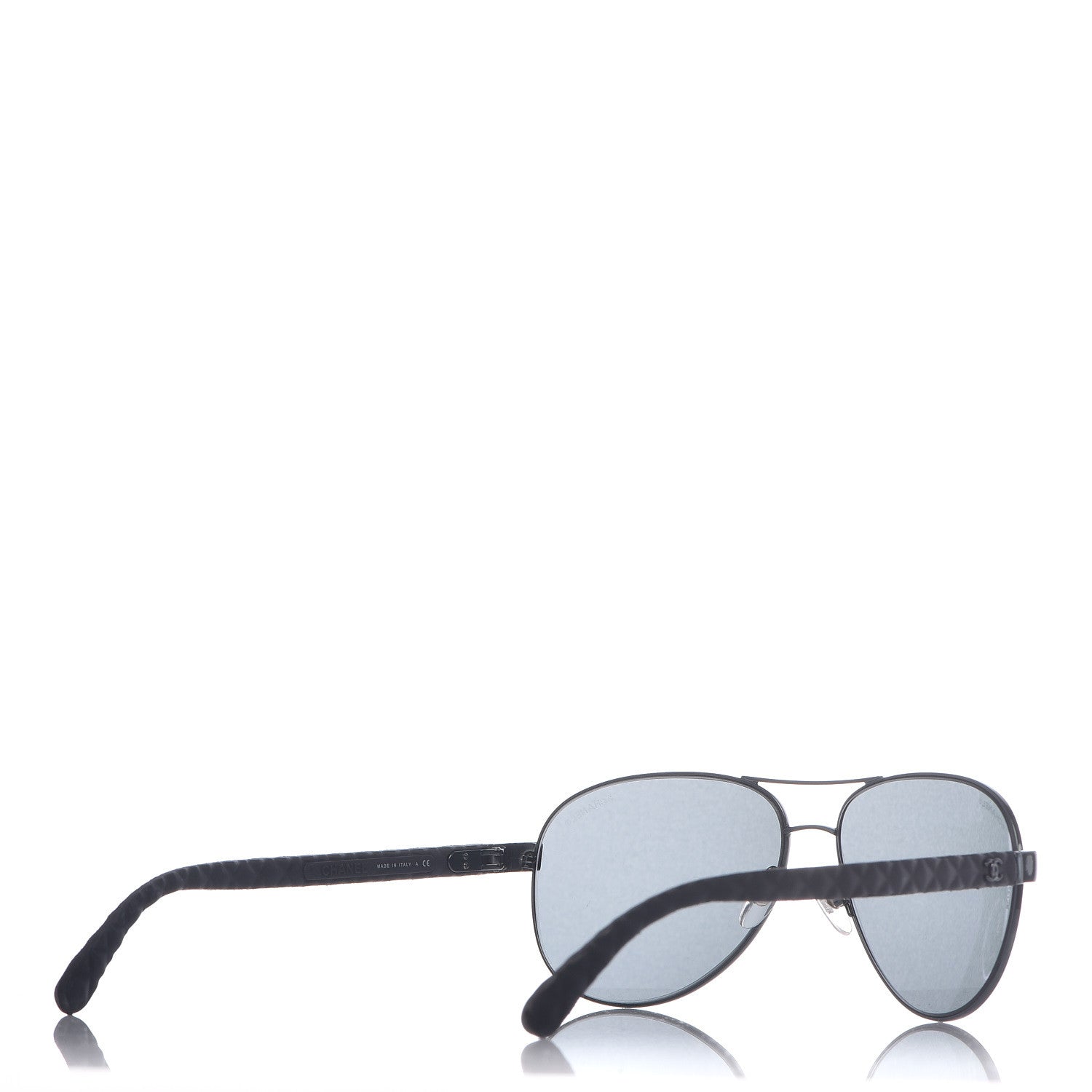 Chanel Pilot Summer Aviator Sunglasses 4204-Q Black 4 of 7