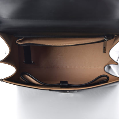Delvaux Calfskin MM L'Humour Brillant Satchel Black 5 of 15