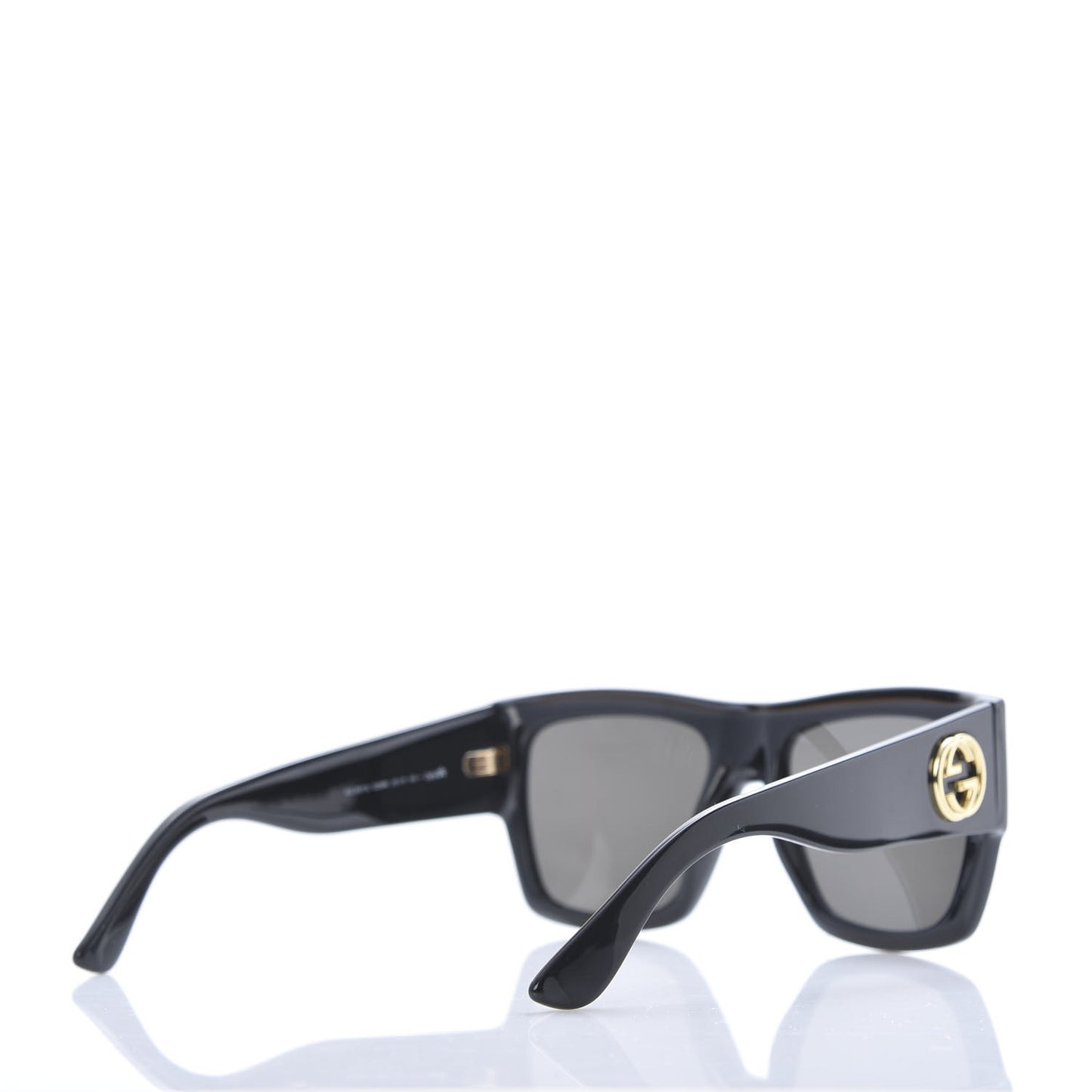 Acetate Square Frame Sunglasses GG 3817/S Black