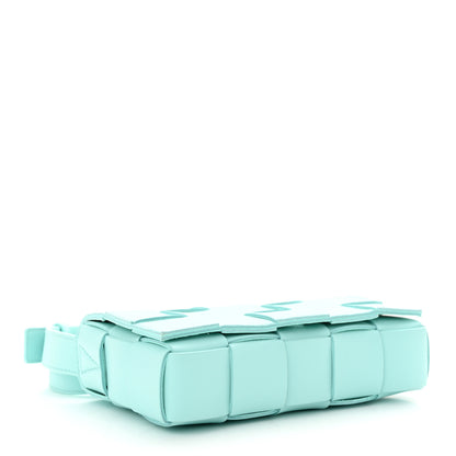 Bottega Veneta Lambskin Maxi Intrecciato Small Cassette Crossbody Bag Celadon 4 of 10