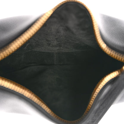 Celine Supple Grained Calfskin Teen Lulu Shoulder Bag Black 5 of 9