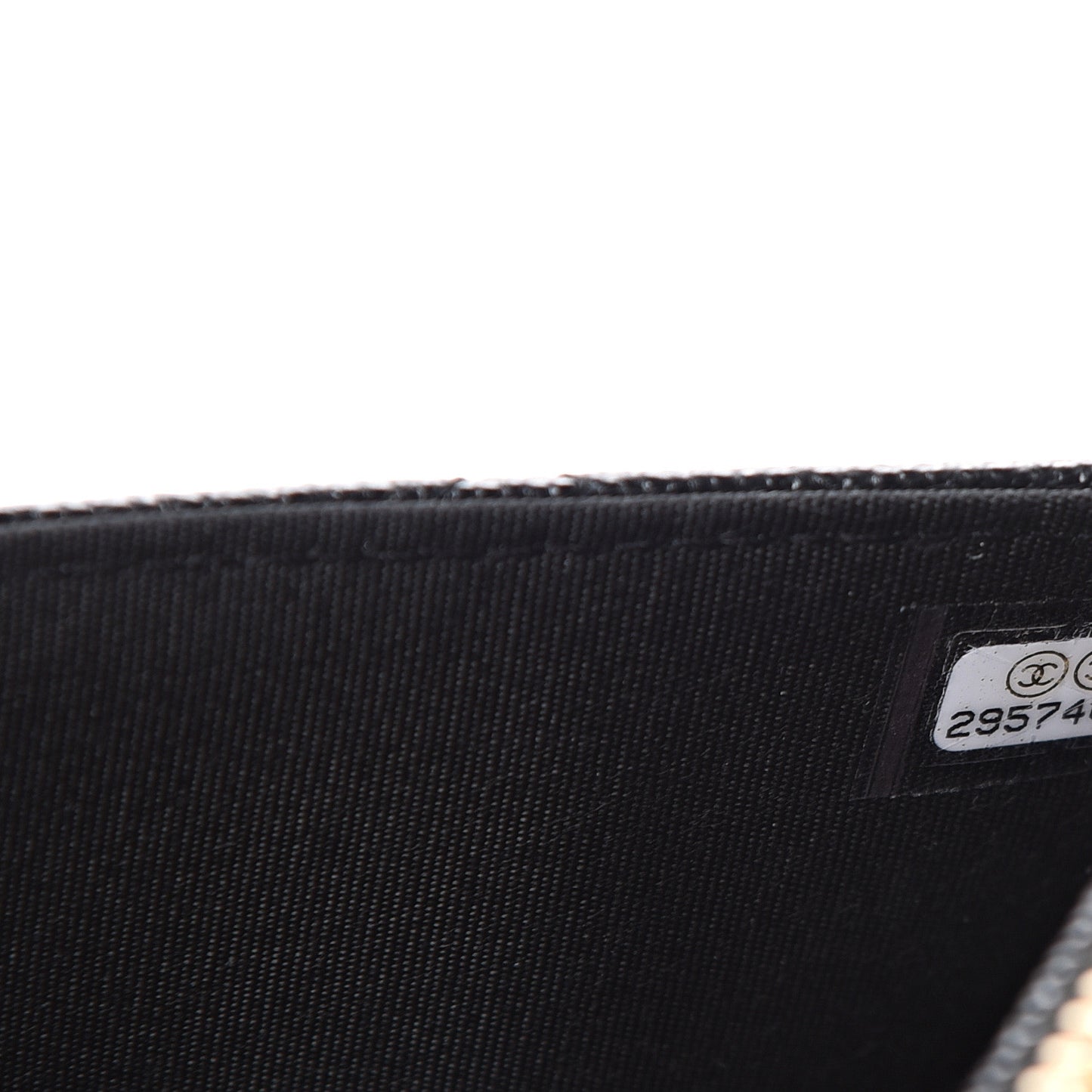 Caviar Quilted Golden Class Wallet On Chain WOC Black
