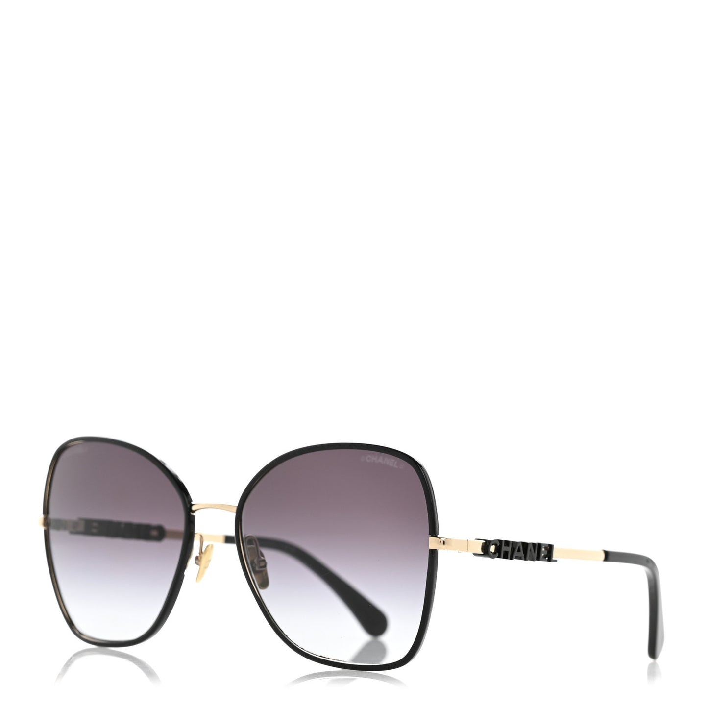 Metal Butterfly Sunglasses 4283 Black