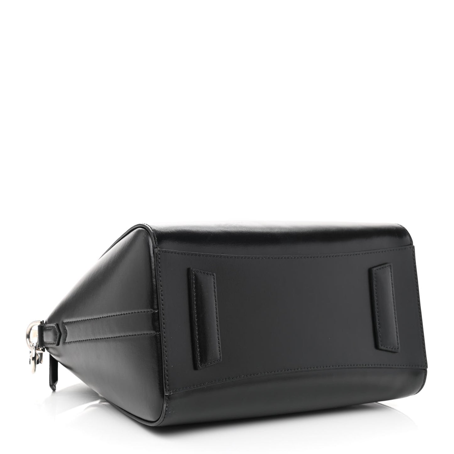 Shiny Lord Calfskin Small Antigona Black
