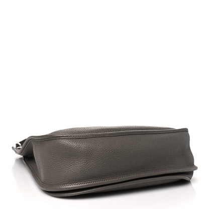 Hermes Taurillon Clemence Evelyne III GM Etoupe 4 of 11