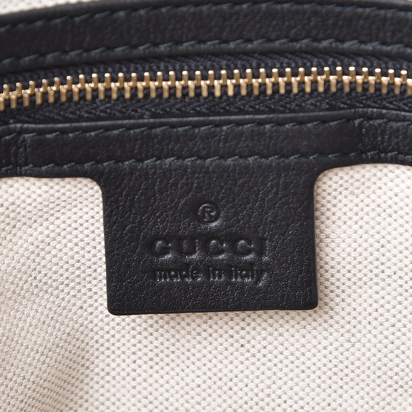 Guccissima Medium Bree Shoulder Bag Black
