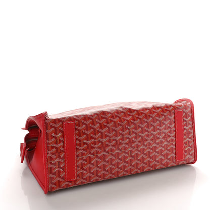 Goyard Goyardine Sac Hardy Pet Carrier PM Red 5 of 11