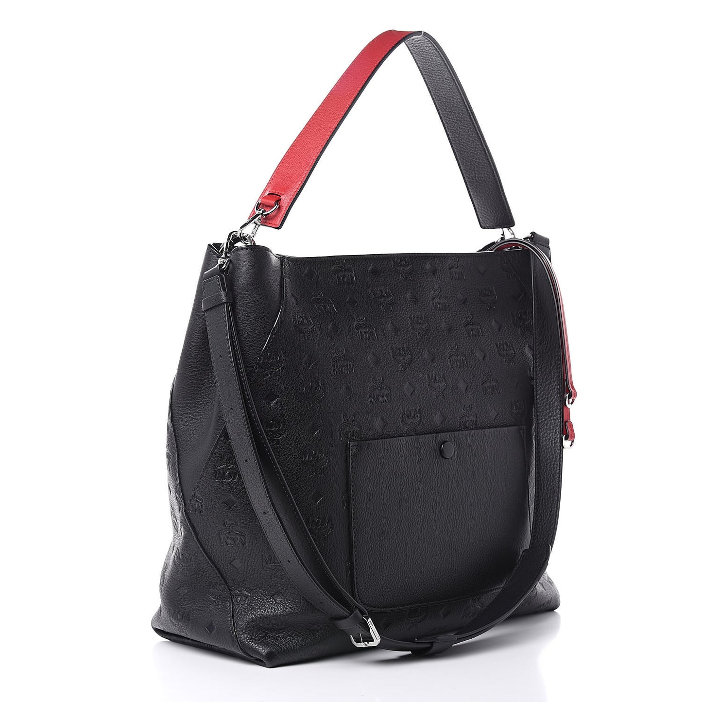 Calfskin Ottomar Large Klara Hobo Black