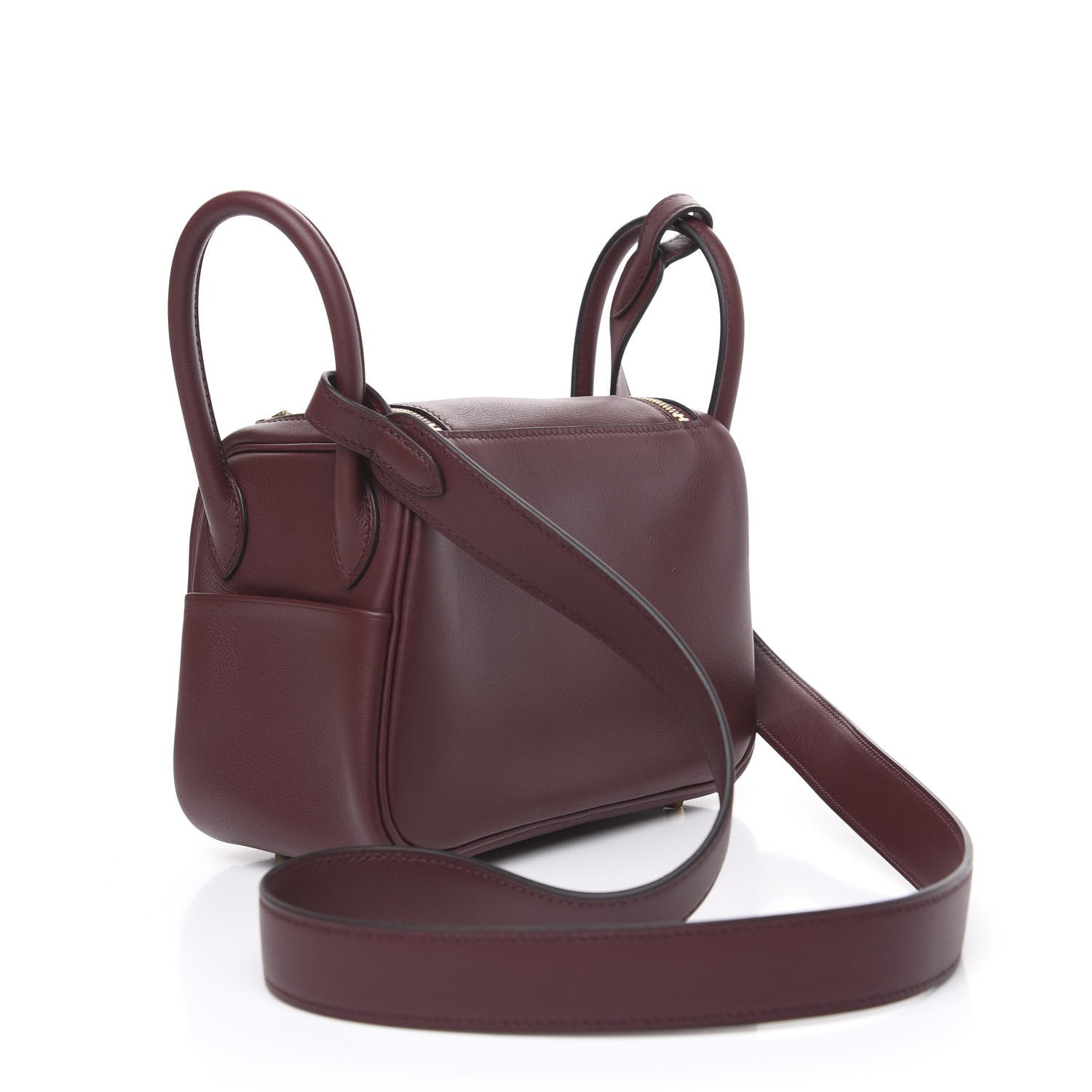 Hermes Swift Mini Lindy 20 Bordeaux 2 of 8