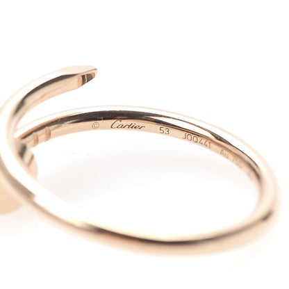 Cartier 18K Pink Gold Small Juste Un Clou Ring 53 6.25 4 of 7