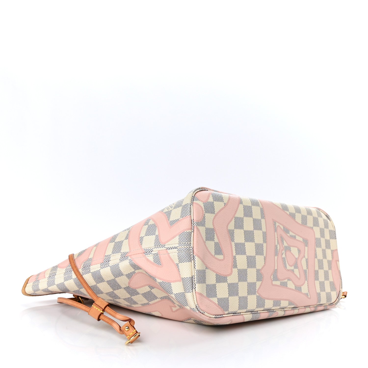 Louis Vuitton Damier Azur Tahitienne Neverfull MM 4 of 11