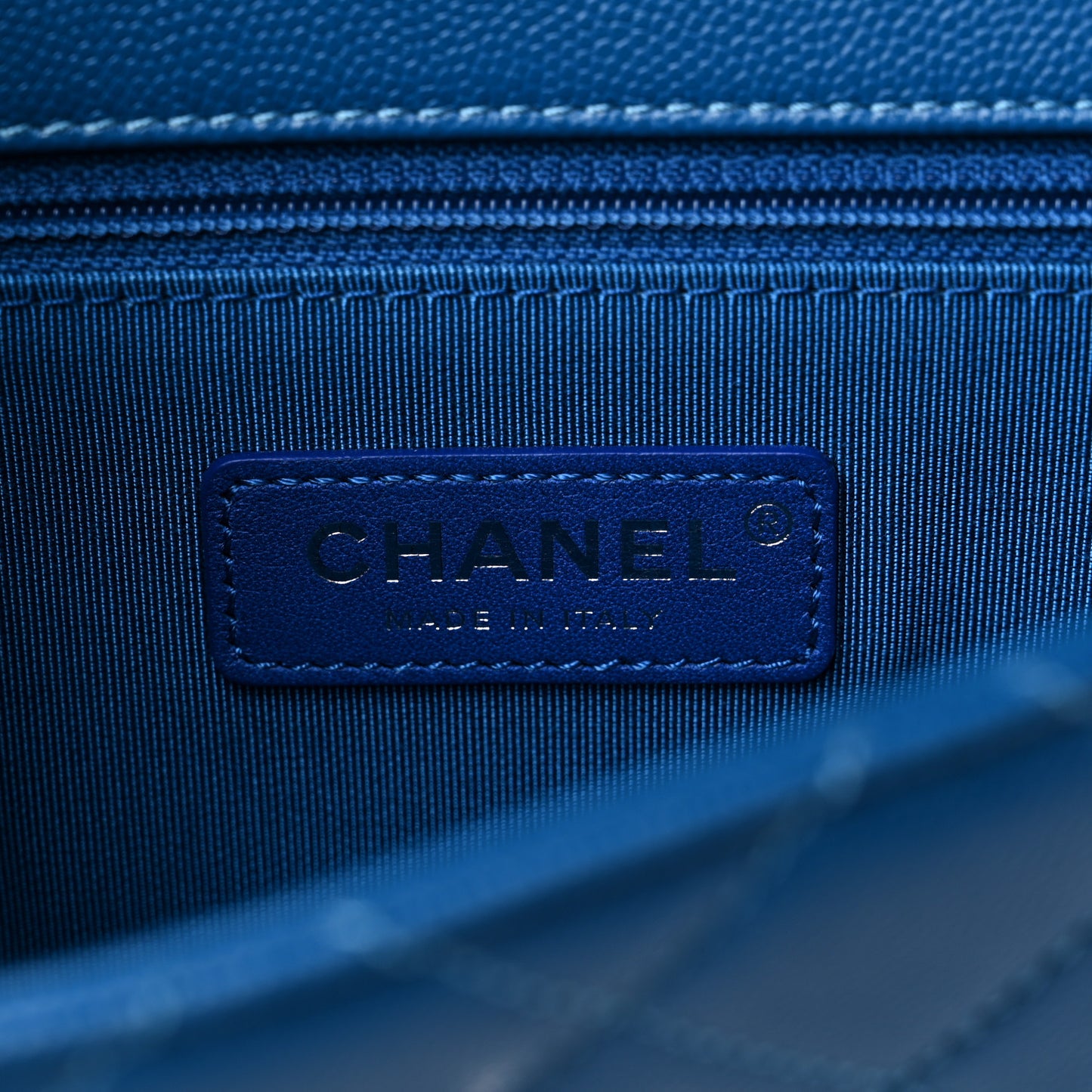 Caviar Quilted My Everything Small Flap Blue