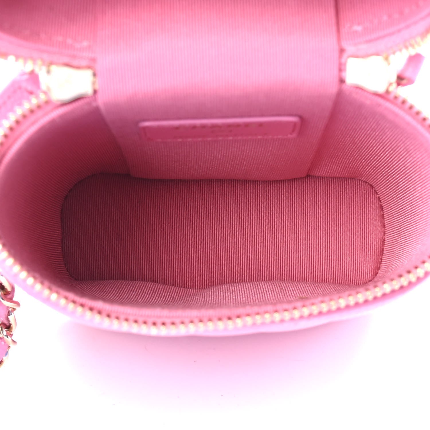 Chanel Caviar Quilted Phone Holder With Chain Pink 4 of 4