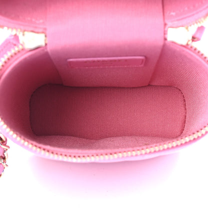 Chanel Caviar Quilted Phone Holder With Chain Pink 4 of 4