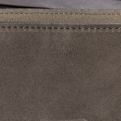 Chloe Suede Smooth Calfskin Drew Shoulder Bag Motty Grey 6 of 13