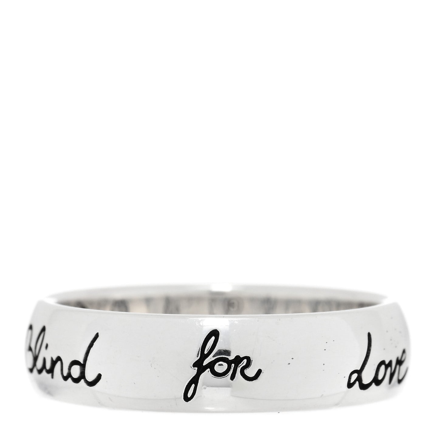 Sterling Silver Blind for Love Band Ring 53 6.25