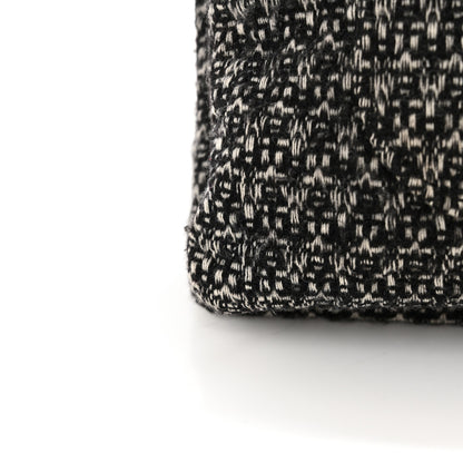 Chanel Sequin Tweed Icons Large Accordion 3 Flap Black 13 of 13