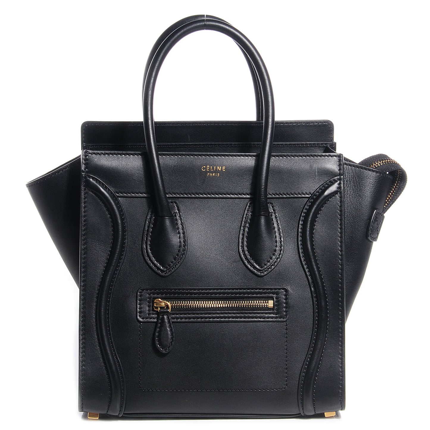 Smooth Calfskin Micro Luggage Black