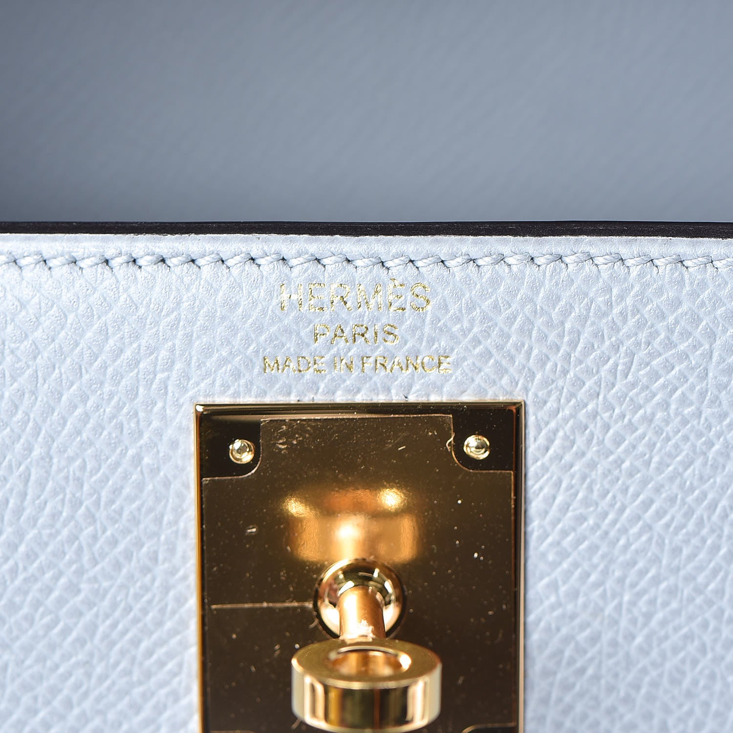 Hermes Epsom Kelly Sellier 28 Bleu Glacier 24 of 34