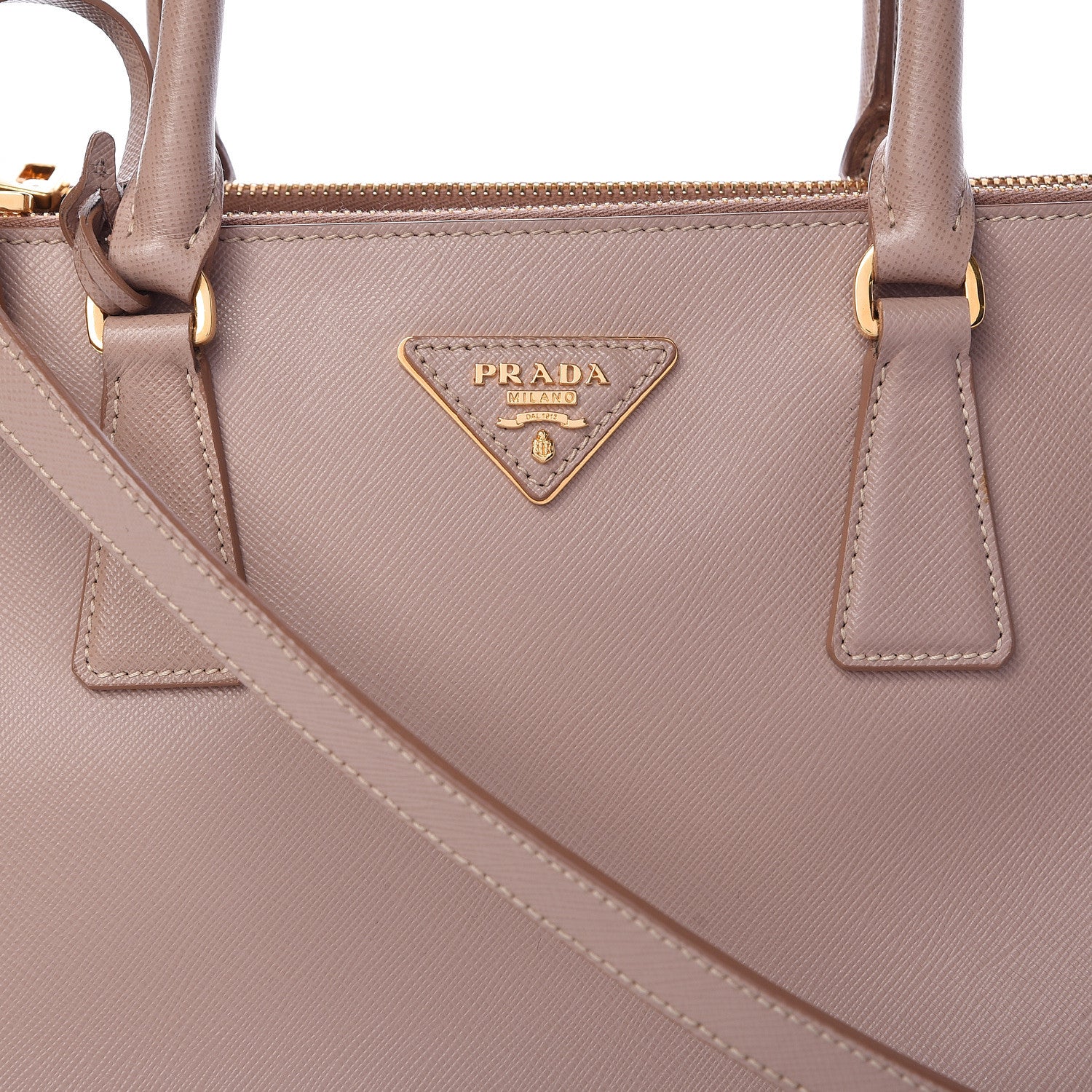 Prada Saffiano Small Galleria Double Zip Tote Cammeo 11 of 12