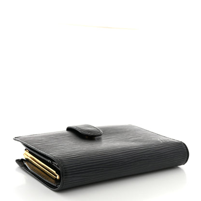 Louis Vuitton Epi French Purse Wallet Black 4 of 16