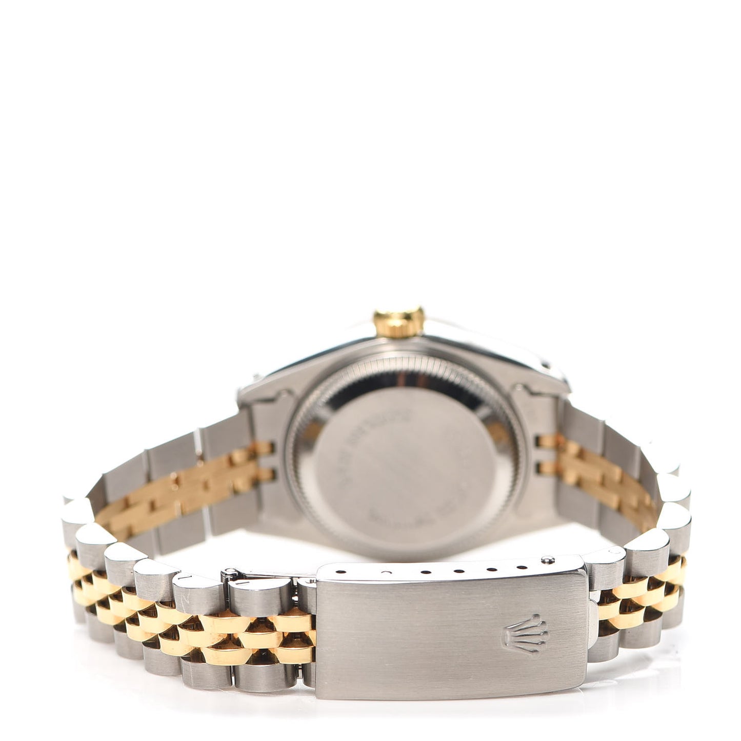 Stainless Steel 18K Yellow Gold 26mm Oyster Perpetual Datejust Watch Champagne Tapestry 69173
