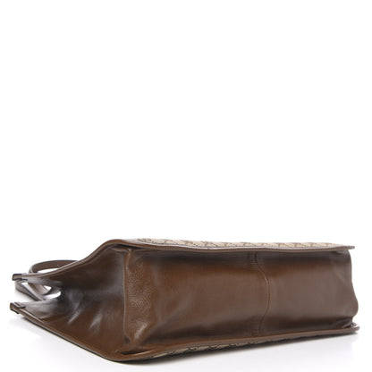 Gucci Monogram Horsebit 1955 Tote Bag Beige Brown Sugar 4 of 10