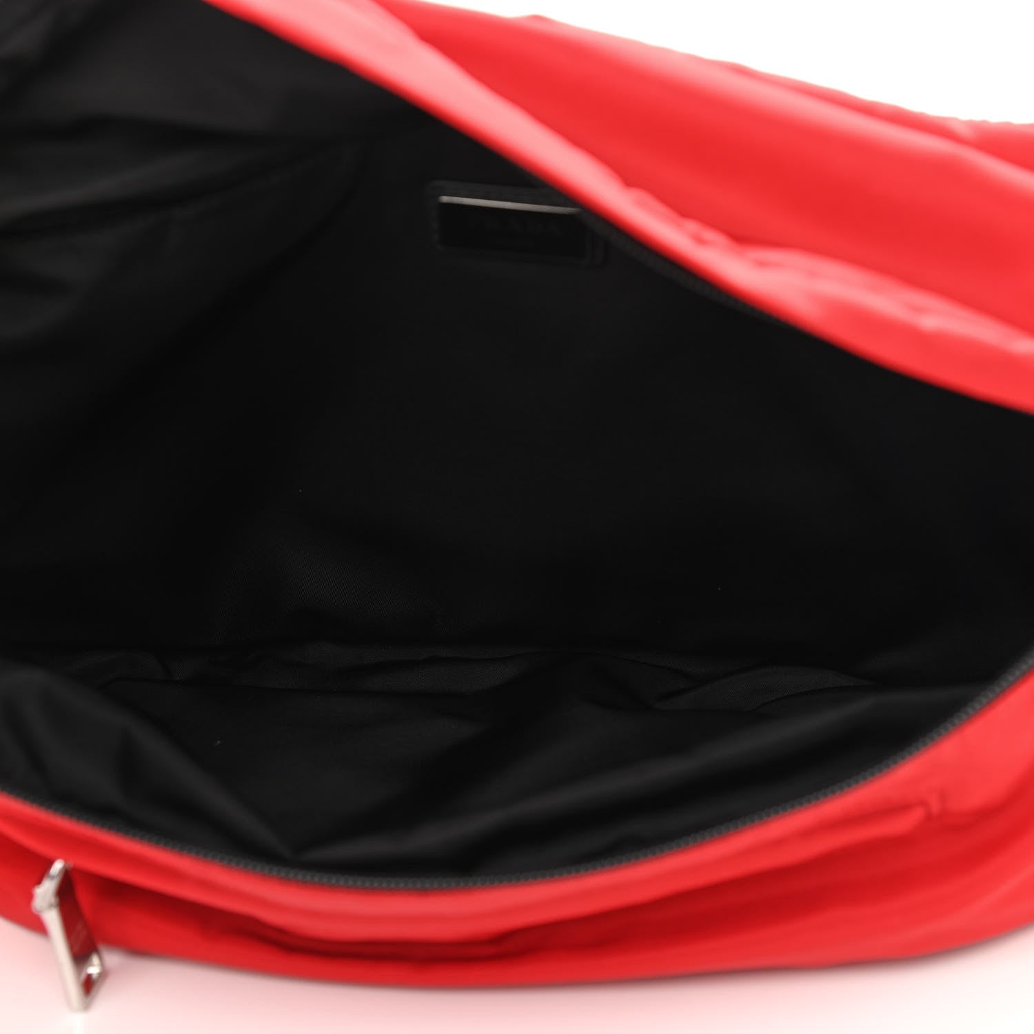 Prada Tessuto Nylon Belt Bag Red 5 of 12