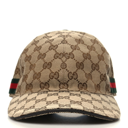 Gucci Monogram Web Baseball Hat M Beige Cocoa 3 of 9