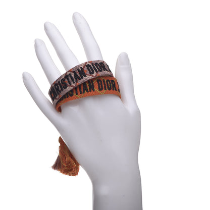 Christian Dior Woven Cotton J'Adior Friendship Bracelet Set 2 of 4