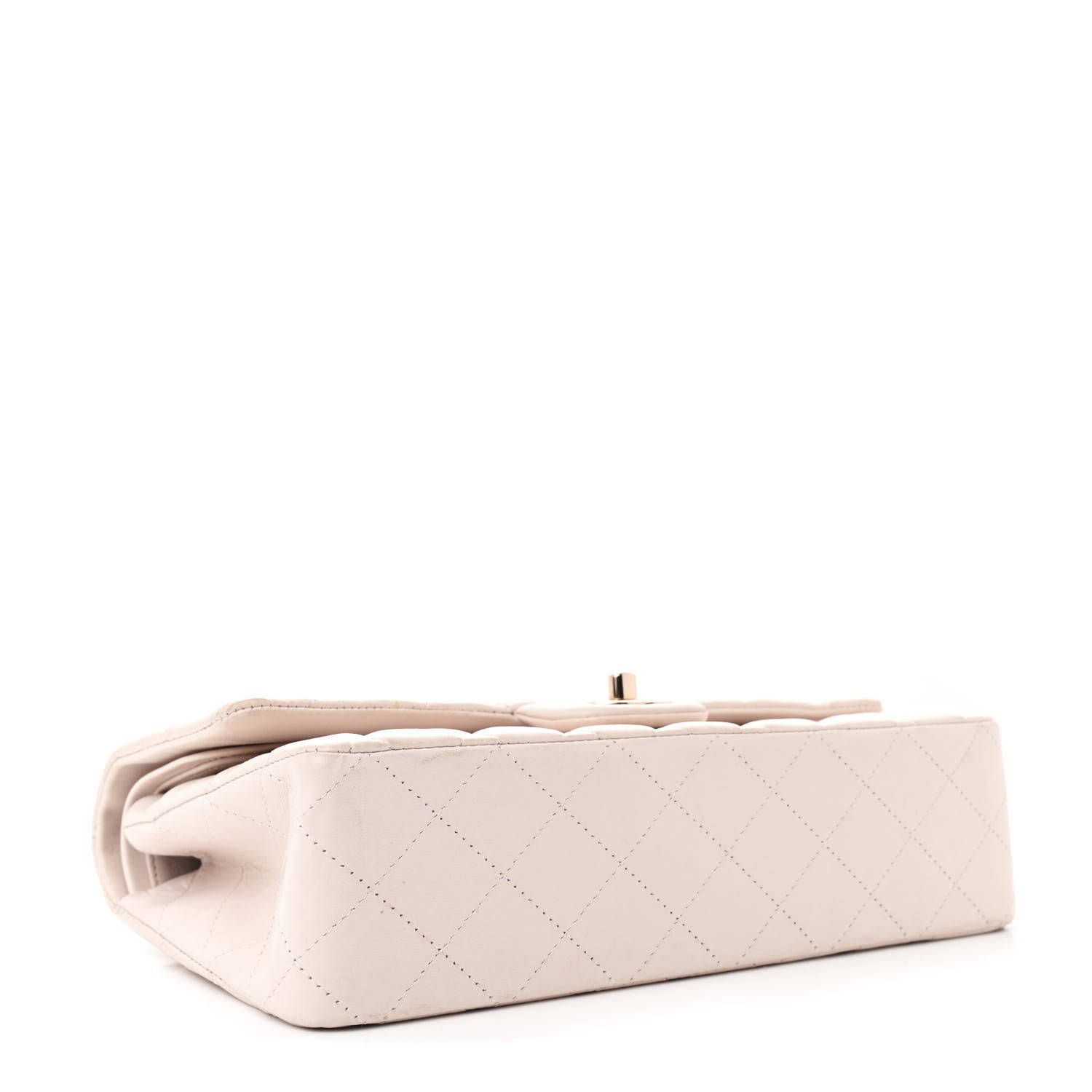 Chanel Lambskin Quilted Medium Double Flap Light Pink 4 of 13