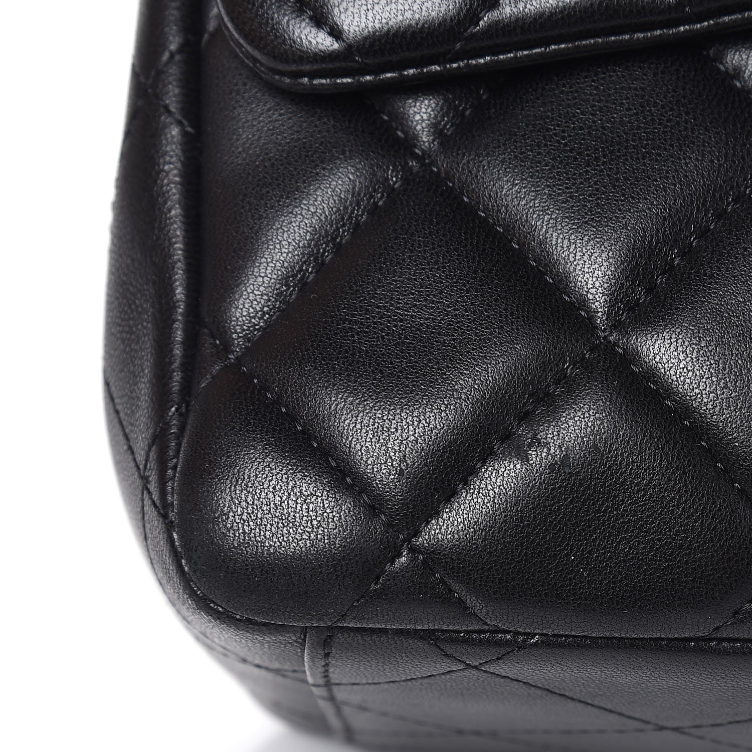 Chanel Lambskin Quilted Maxi Single Flap Black 9 of 10