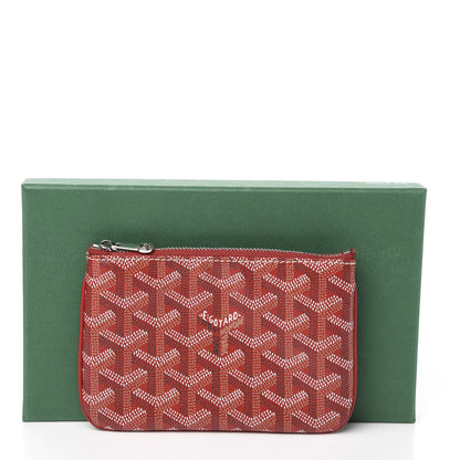 Goyard Goyardine Mini Senat Pochette Red 6 of 6