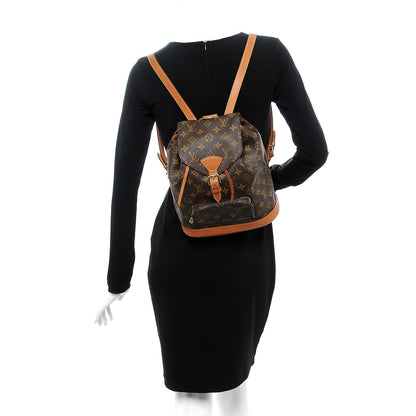 Louis Vuitton Monogram Montsouris MM Backpack 2 of 10
