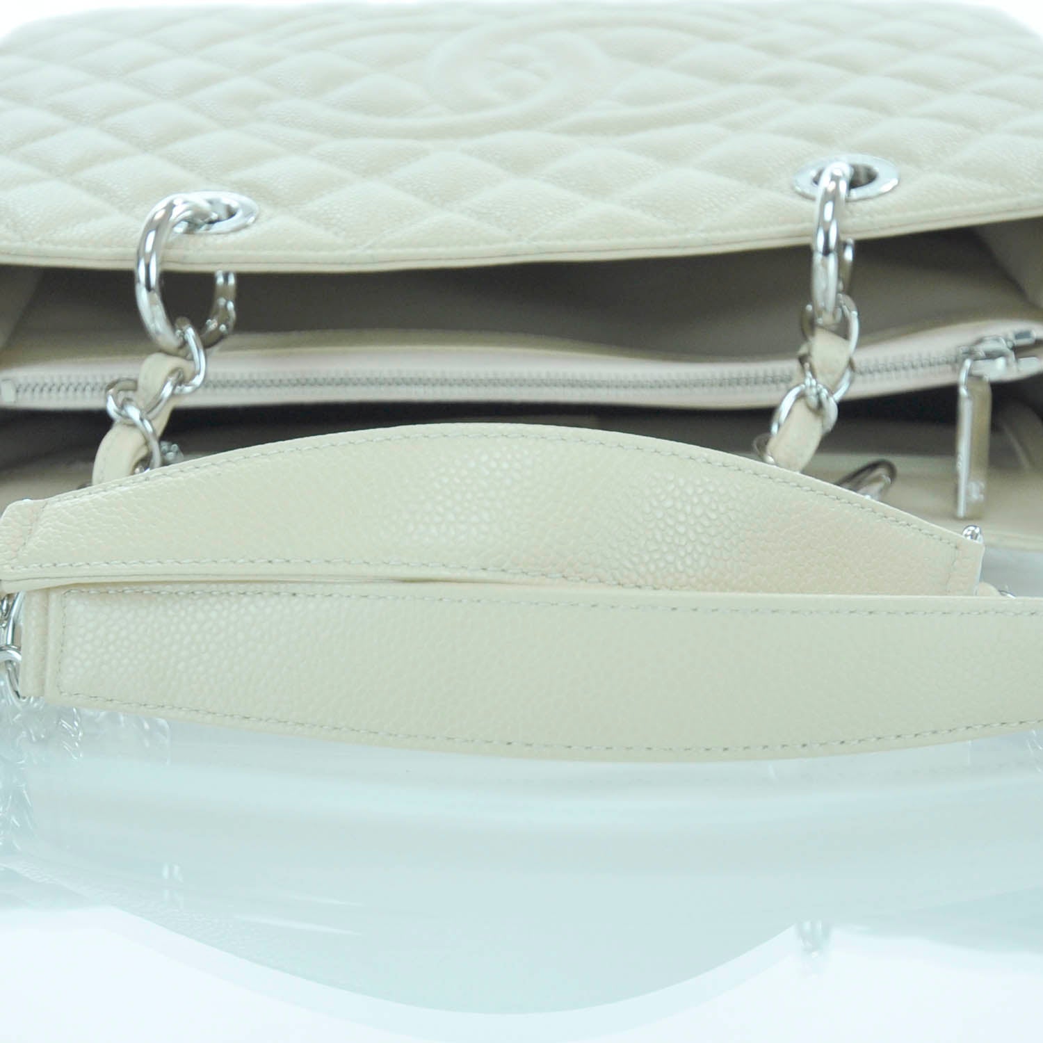 Chanel Caviar Grand Shopping Tote GST Beige Clair 19 of 23