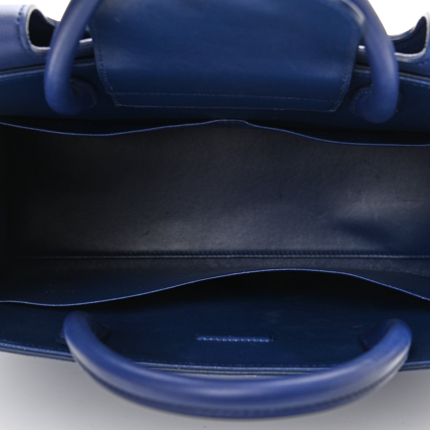 Suede Large Diorever Flap Navy