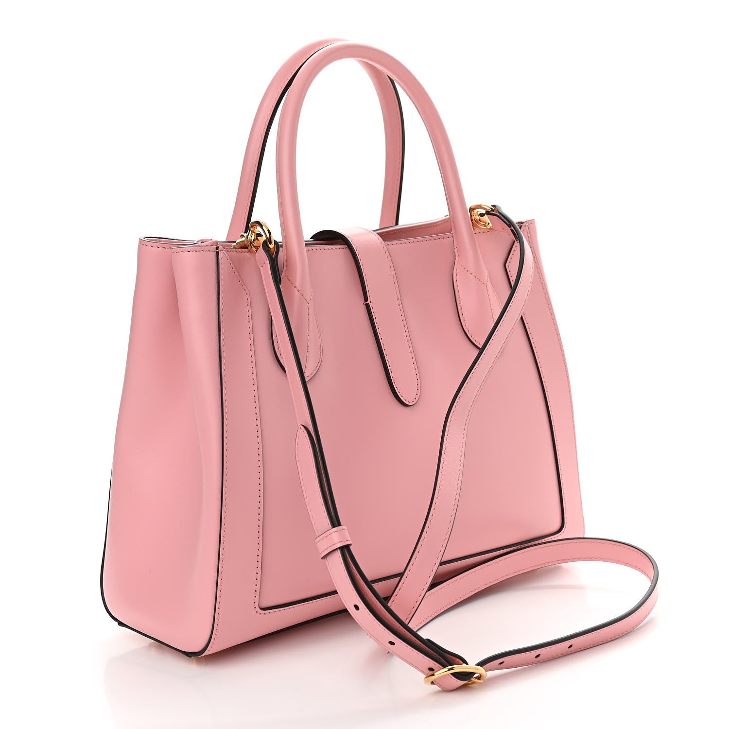 Gucci Boarded Plutone Calfskin Medium Jackie 1961 Tote Wild Rose 2 of 9
