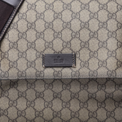 Gucci GG Plus Monogram Messenger Diaper Bag Dark Brown 10 of 11