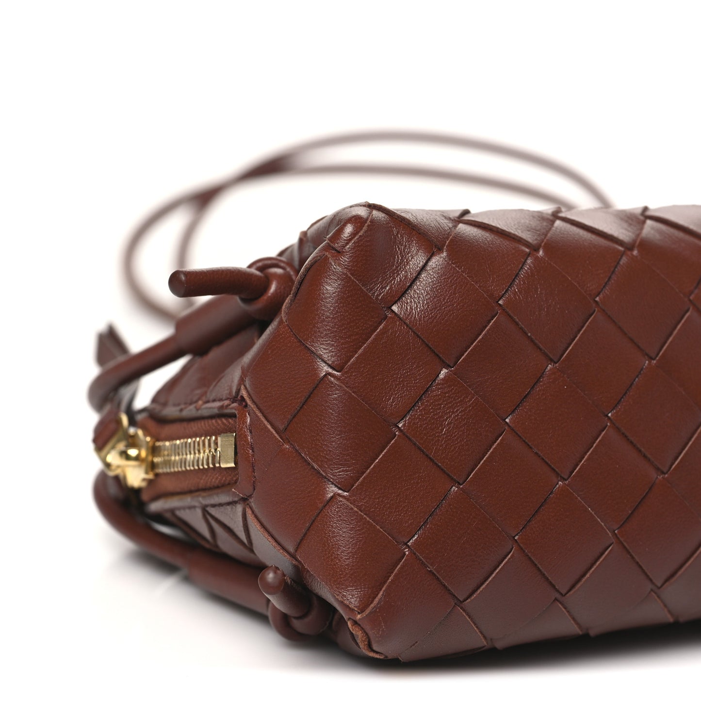 Nappa Intrecciato Concert Pouch Sapele