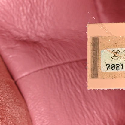 Chanel Suede Chocolate Bar Top Handle Flap Pink Beige 7 of 11