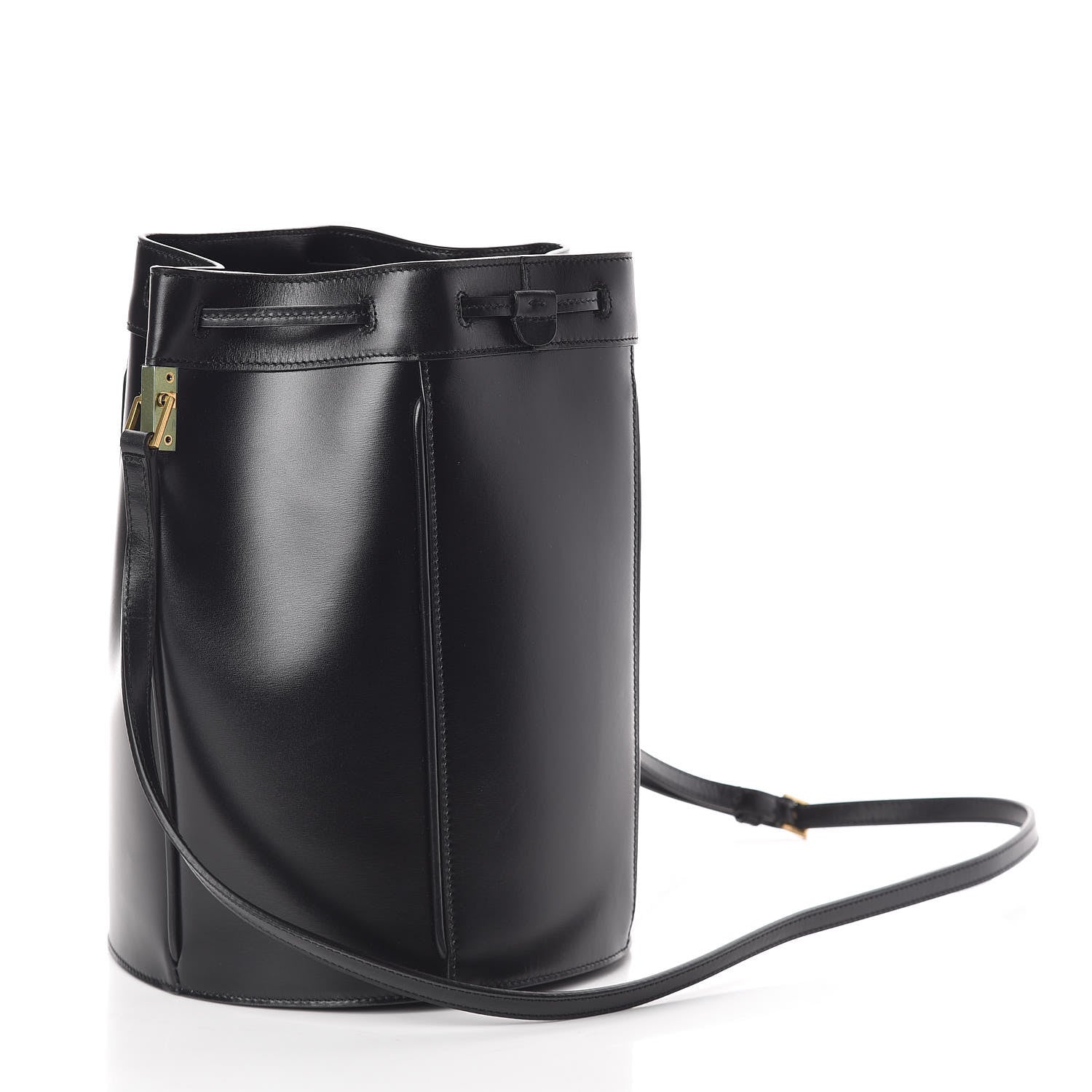 Saint Laurent Smooth Calfskin Medium Talitha Bucket Bag Black 3 of 9