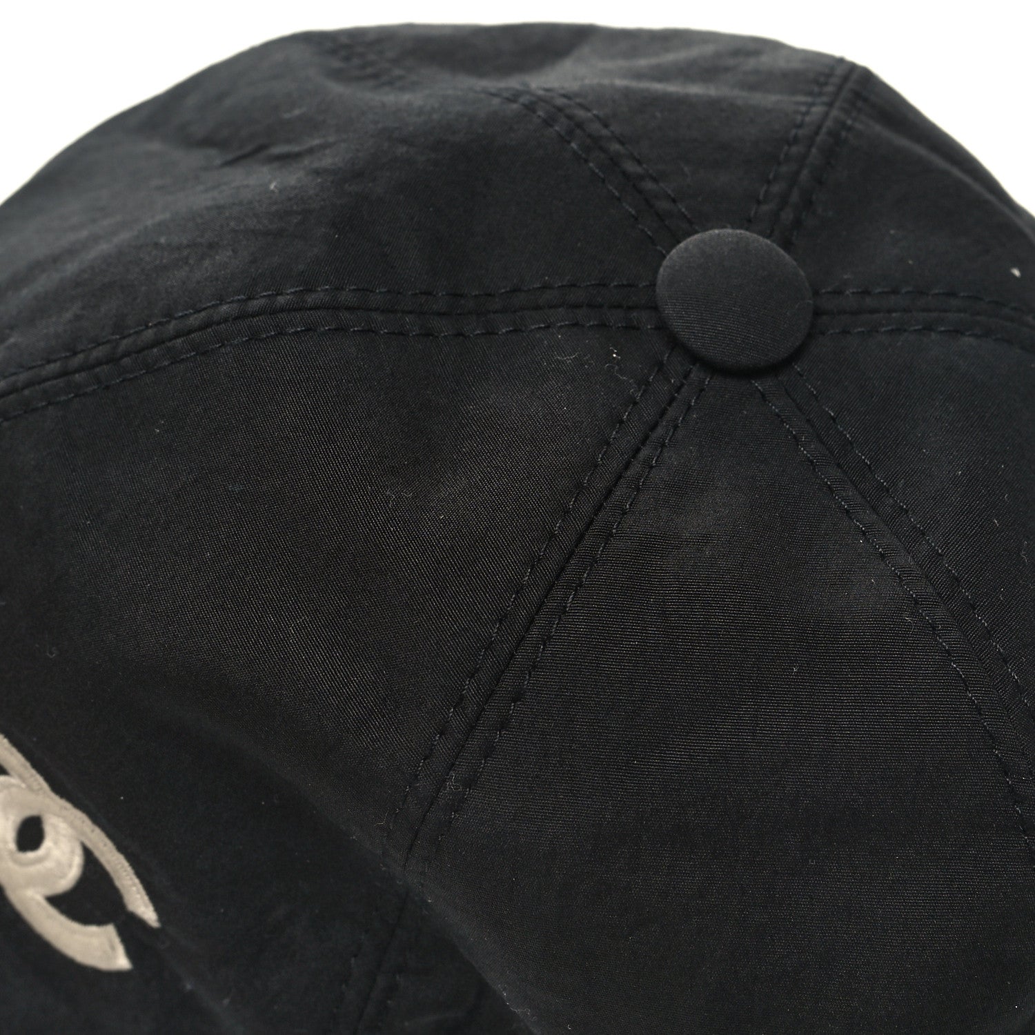 Chanel Cotton CC Cap Hat Black 9 of 9
