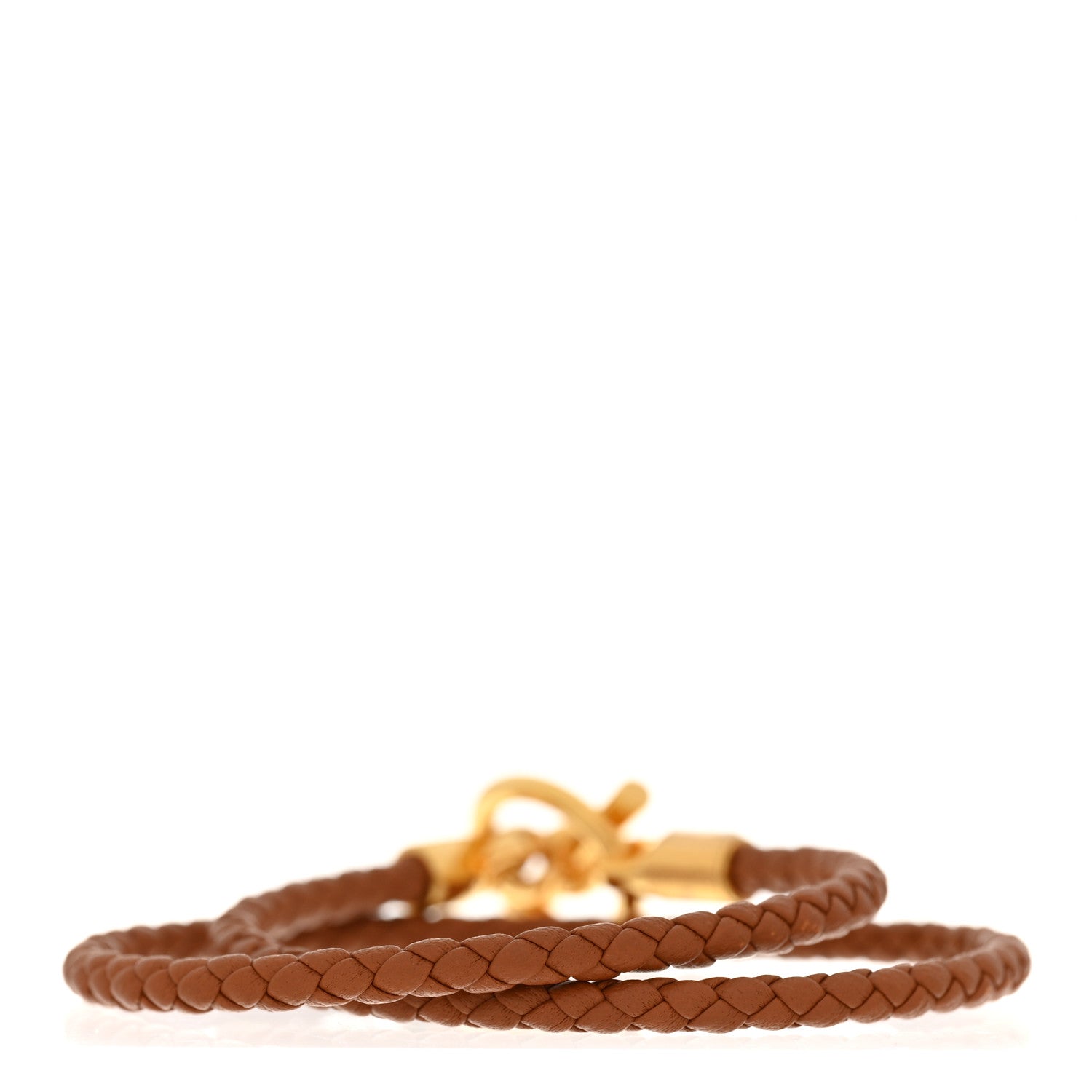 Hermes Swift Glenan Double Tour Bracelet T1 Gold 3 of 6