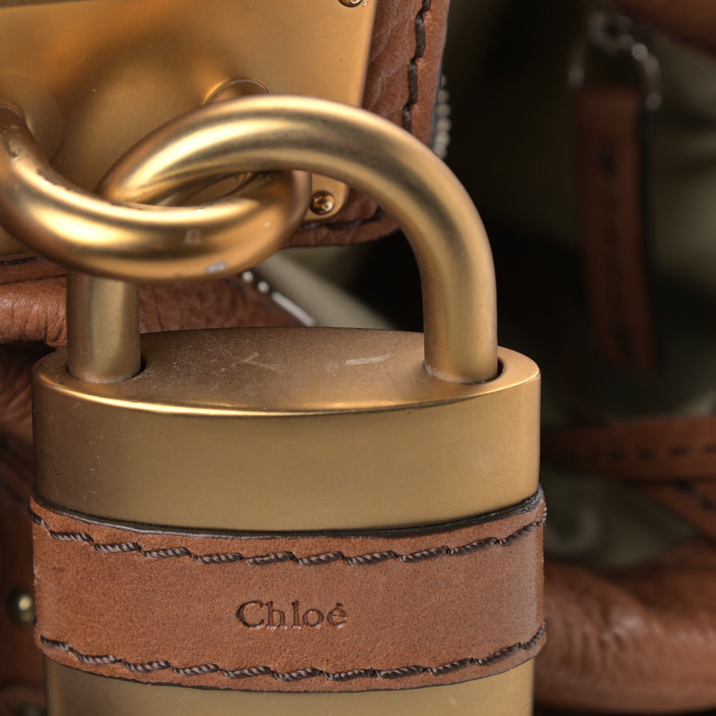 Calfskin Paddington Satchel Tan