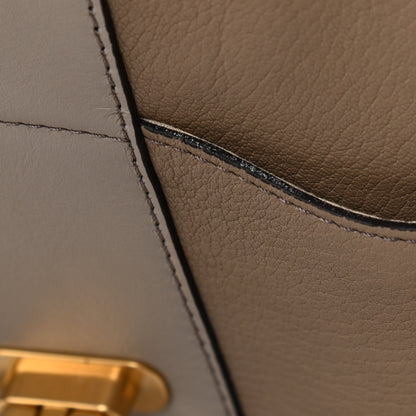Chloe Grained Lambskin Medium Lexa Shoulder Bag Motty Grey 10 of 11