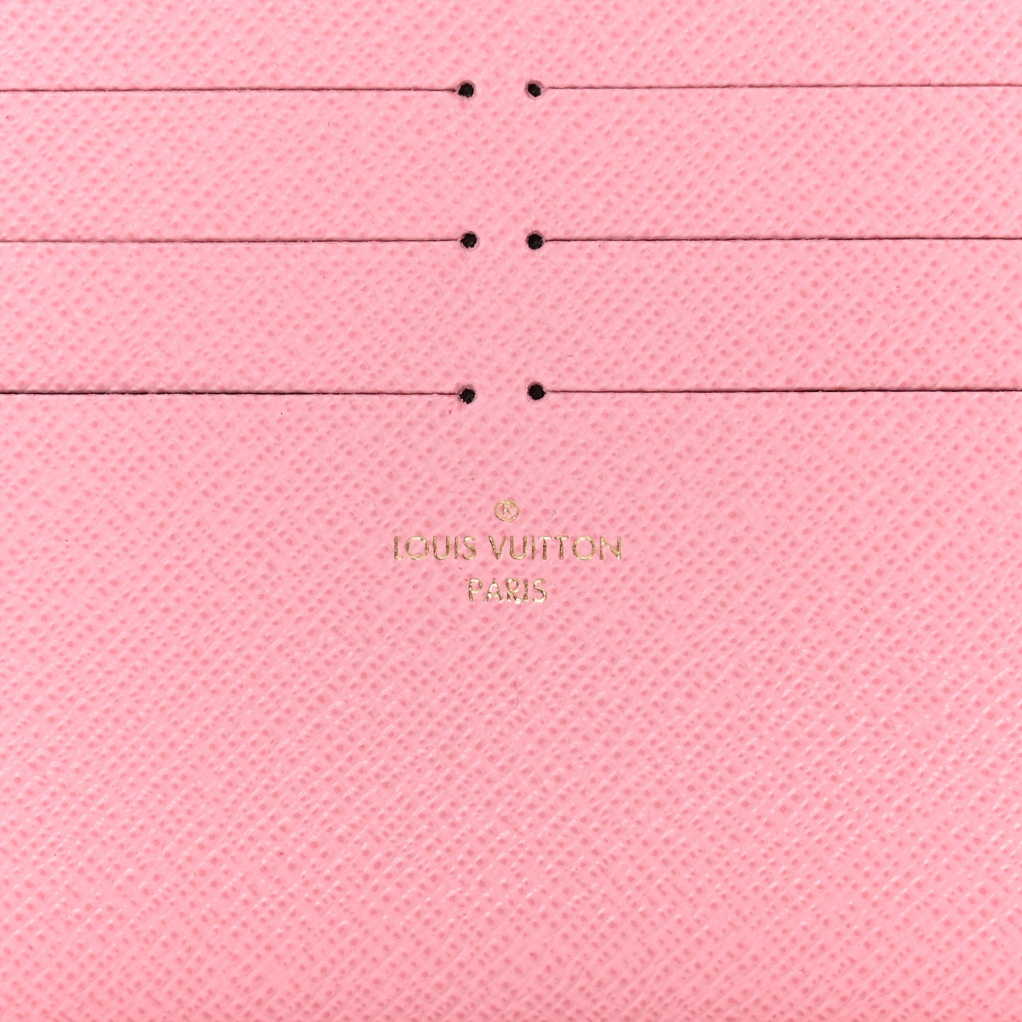 Calfskin Felicie Card Holder Insert Rose Ballerine