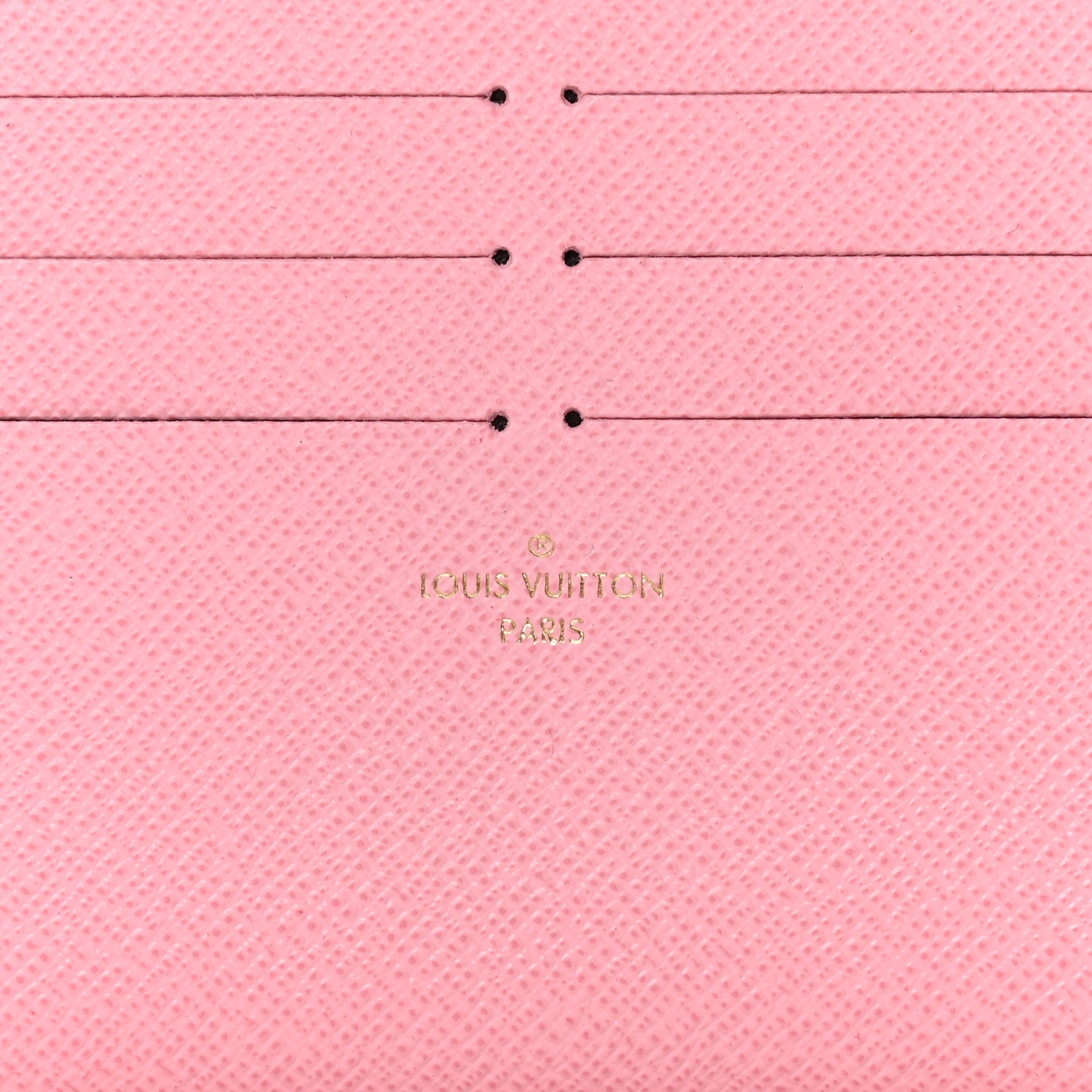 Louis Vuitton Calfskin Felicie Card Holder Insert Rose Ballerine 6 of 6