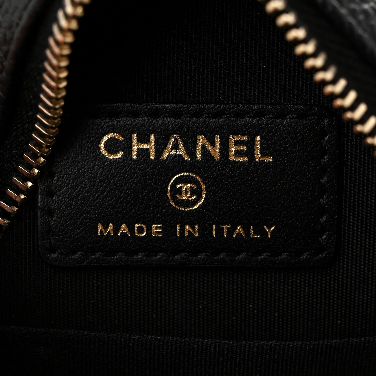 Chanel Caviar Quilted Round Filigree Crossbody Black 5 of 9