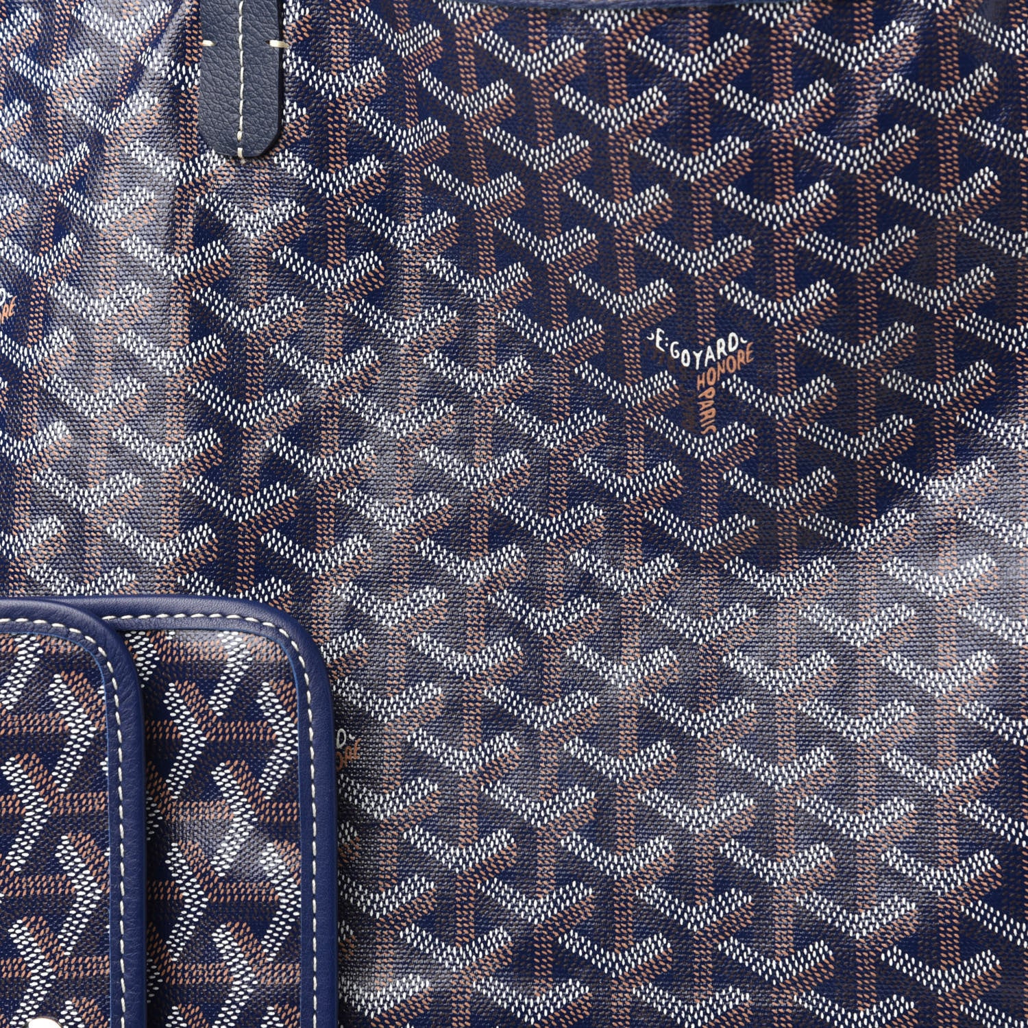 Goyard Goyardine Saint Louis GM Navy 8 of 10