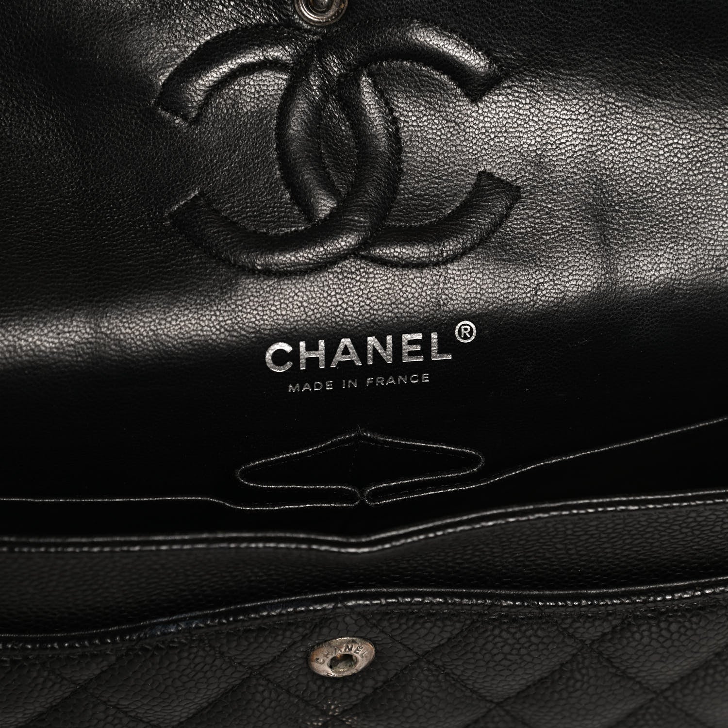 Chanel Caviar Quilted Small Double Flap Black 6 of 12